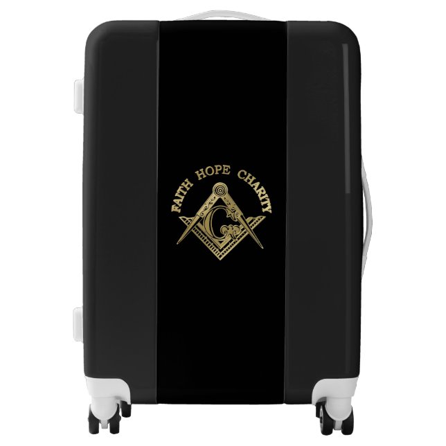 Masonic symbol luggage (Front)
