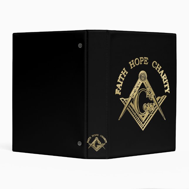 Masonic symbol mini binder (Background)