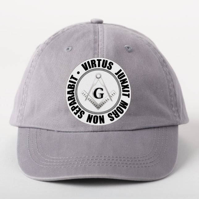 Masonic symbol patch (On Headwear)