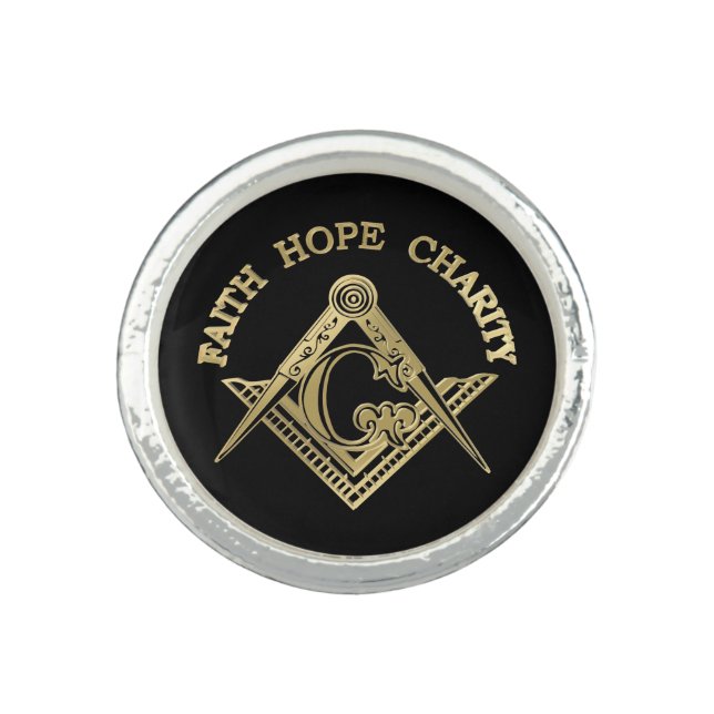 Masonic symbol ring (Front)