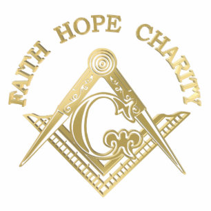 Masonic symbol statuette