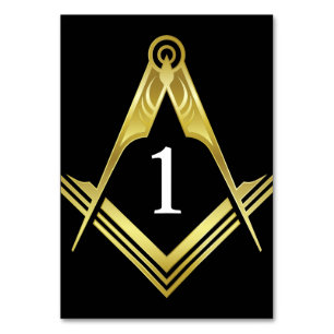 Masonic Table Decorations Party Supplies Number