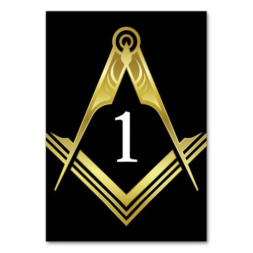 Masonic Table Decorations  Party Supplies Table Number