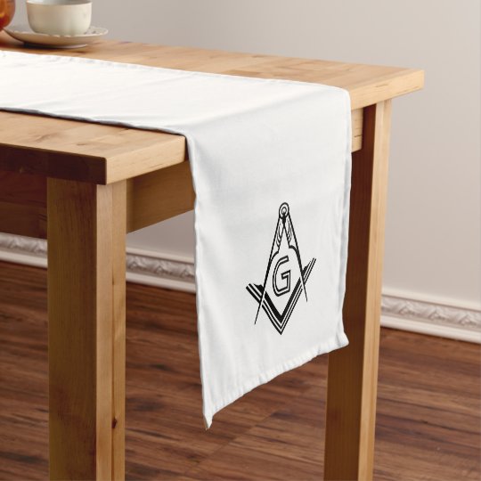 Masonic Table Runners Freemason Decoration Ideas Zazzle Com