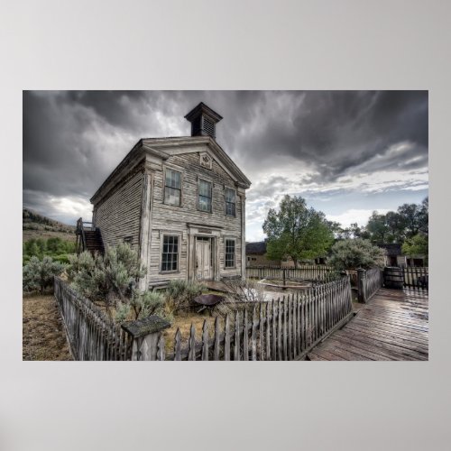 Masonic Temple _ Bannack Ghost Town Poster