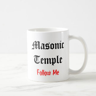 Masonic Temple Mug #1 White