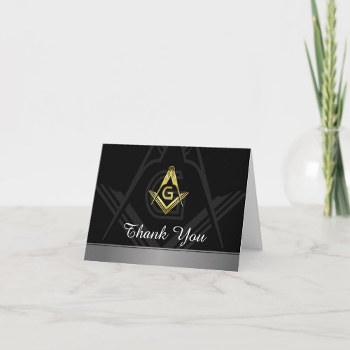 Masonic Thank You Cards  Custom Freemason Card