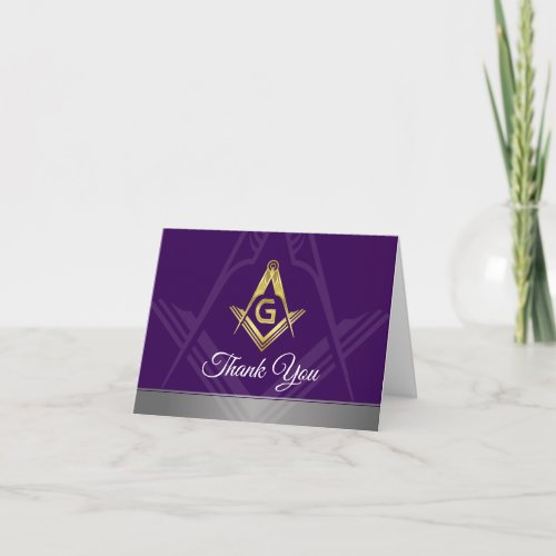 Masonic Thank You Cards  Grand Lodge Freemasonry