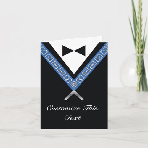 Masonic Thank You Note Cards  Officer Jewels