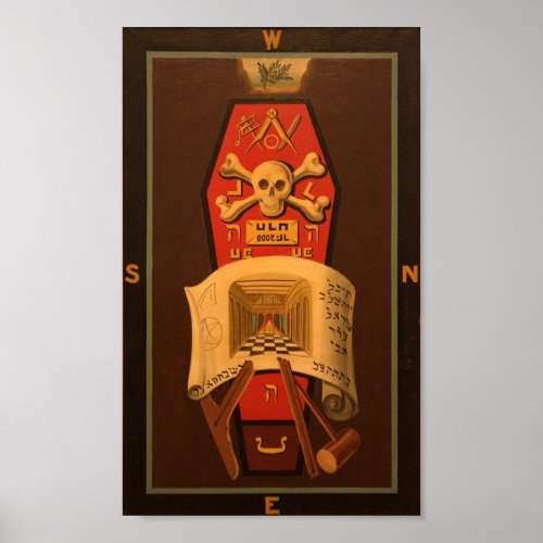 Masonic Tracing Board _ Master Mason 2 Poster