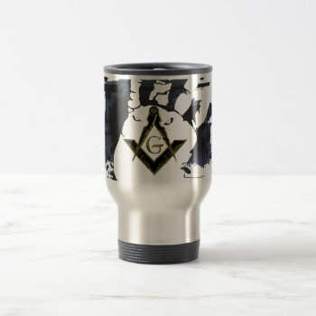 Masonic Traveler Mug by KUNGFUJOE at Zazzle