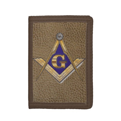 Masonic Tri_fold Wallet