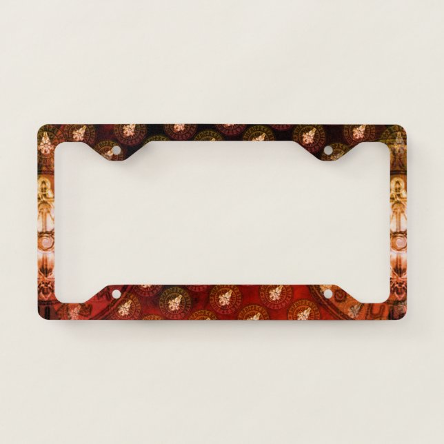 Masonic Warrior License Plate Frame (Front)