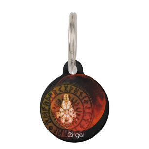 Masonic Warrior Pet ID Tag