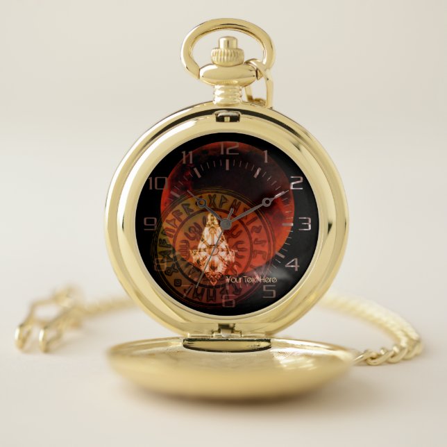 Masonic Warrior Pocket Watch (Inside)
