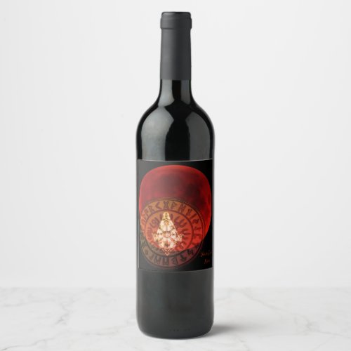 Masonic Warrior Wine Label