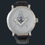 Masonic watch<br><div class="desc">Masonic watch - Square & compass</div>