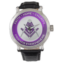 Masonic Watch Purple