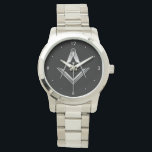 Masonic Watches | Personalized Freemason Gifts<br><div class="desc">These unique, elegant masonic watches make for classy freemason gifts for yourself or another brother... Customizing the design from a desktop computer will reveal an area below the silver square and compass emblem to add in a personalized name, alter the background color, and even change the symbol to gold. The...</div>