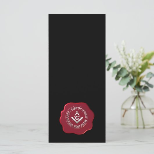 Masonic wax seal (Standing Front)
