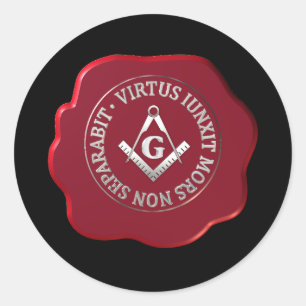 Masonic wax seal