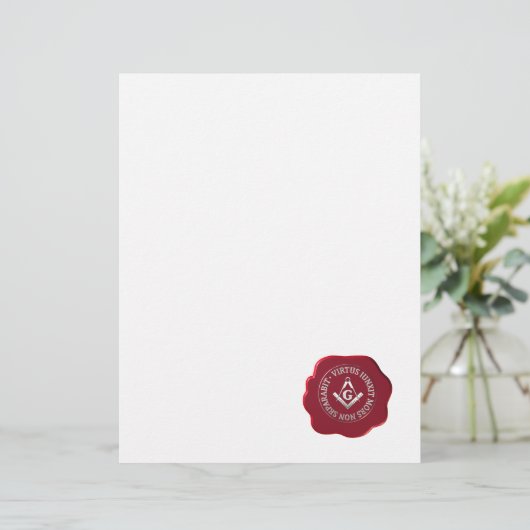 Masonic wax seal (Standing Front)