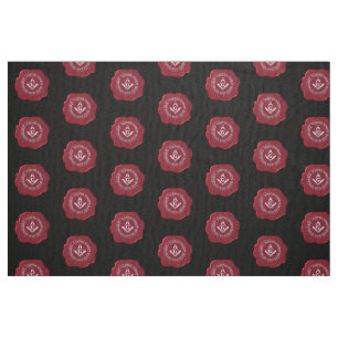 Masonic wax seal fabric