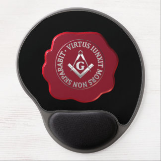 Masonic wax seal gel mouse pad