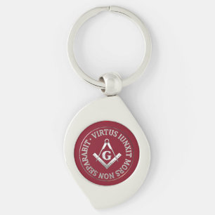 Masonic wax seal keychain