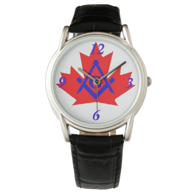 Masonic's Canada Customized Emblem Watch (Front)
