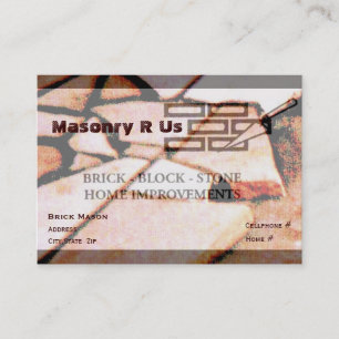 Masonry-Brick Business Card