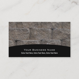 Masonry Brick Wall Business Cards