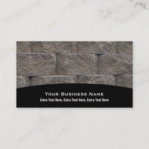 Masonry Brick Wall Business Cards