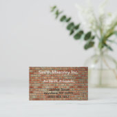Masonry Business Card (Standing Front)