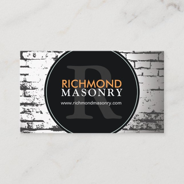 MASONRY BUSINESS CARD (Front)