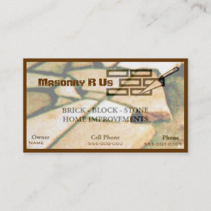 Masonry Business Card