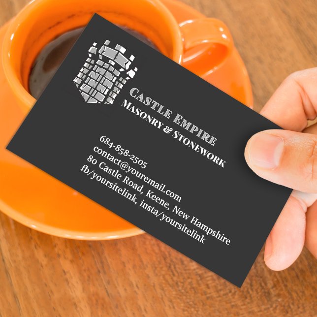 Masonry Chimney Business Card Template (Creator Uploaded)