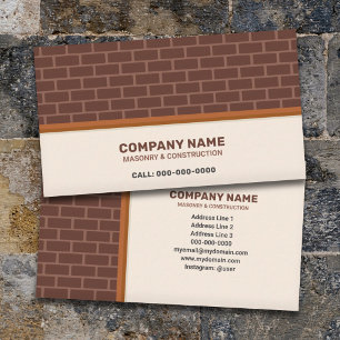 Masonry & Construction Business Card