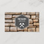 Masonry Construction Stone Wall Stoneworks Business Card