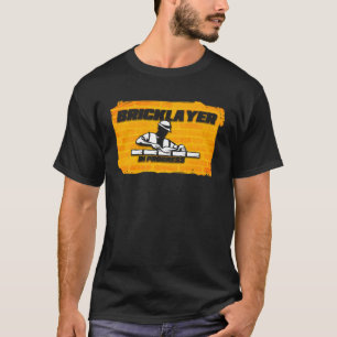 Masonry construction worker bricklayer work constr T-Shirt