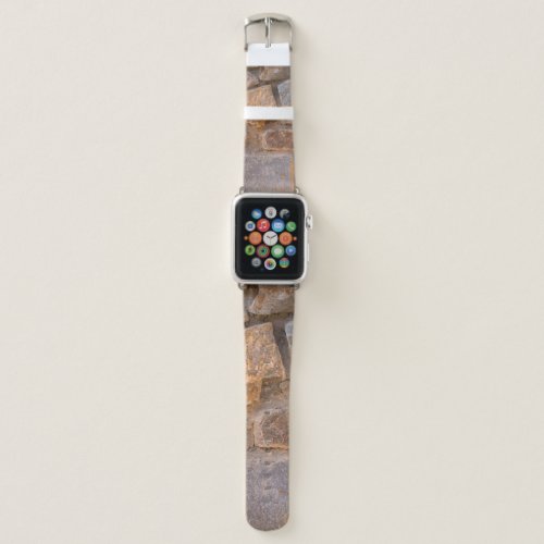 Masonry natural stoneabstract ancient antiquity apple watch band