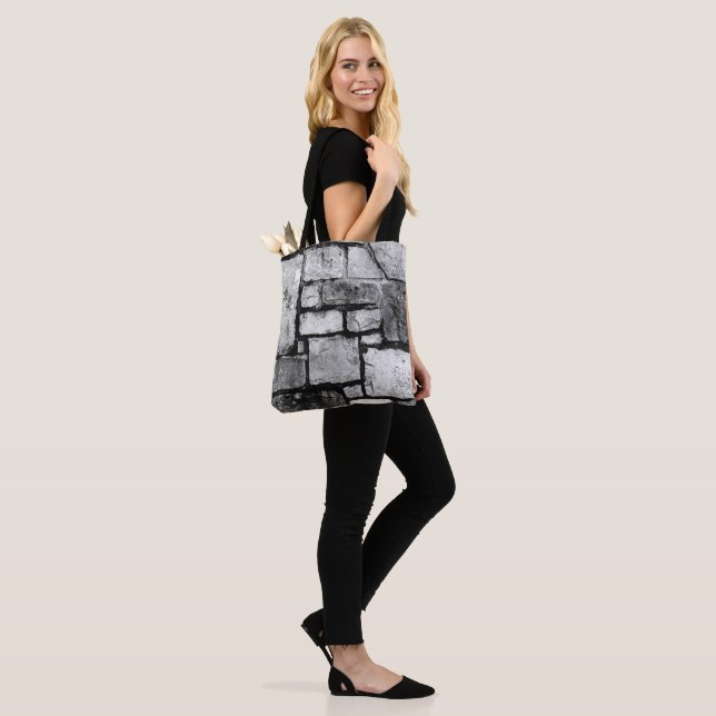 Masonry Patterns - Garden Wall 1 Tote Bag (On Model)