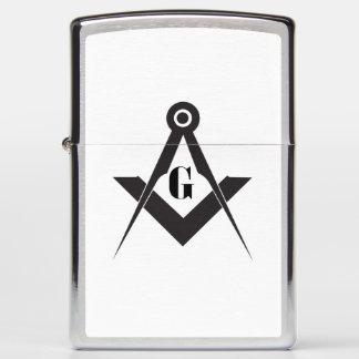 Masonry symbol zippo lighter