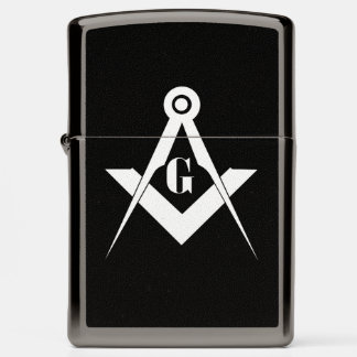 Masonry symbol zippo lighter