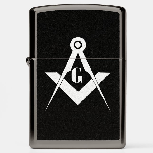 Masonry symbol zippo lighter (Front)