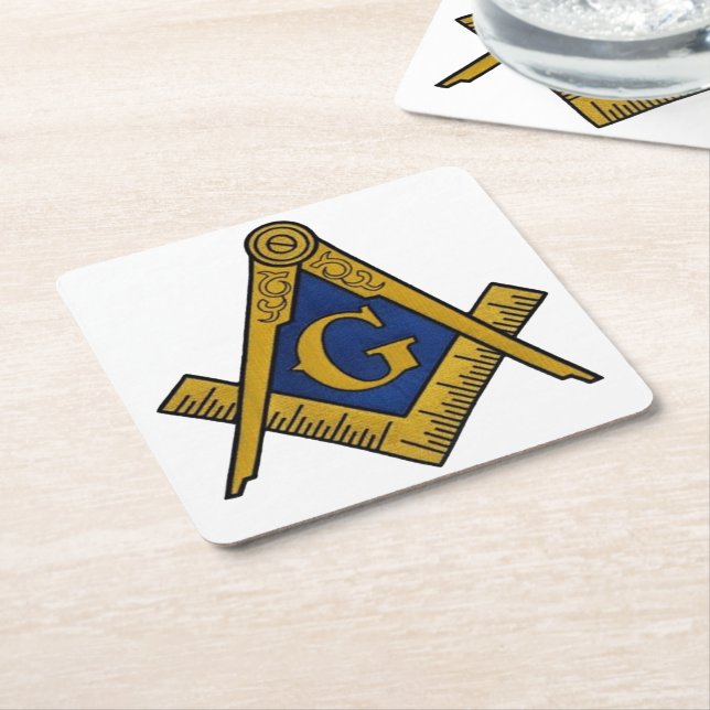 MASONS CUSTOM SQUARE COASTERS (Angled)