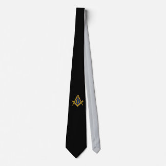MASONS CUSTOM TIE (BLACK)