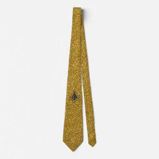MASONS CUSTOM TIE (GOLD FLAKE)