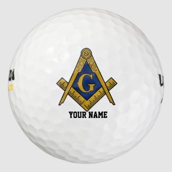 Masons Custom Wilson Ultra 500 Distance Golf Balls by ALMOUNT at Zazzle