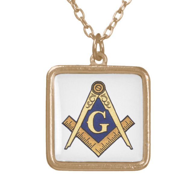 MASONS GOLD PLATED NECKLACE (Front)
